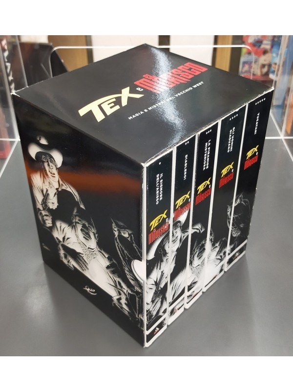 Tex e El Morisco - Sergio Bonelli Editore/Mondadori - Serie completa di 5 volumi brossurati + Cofanetto Raccoglitore