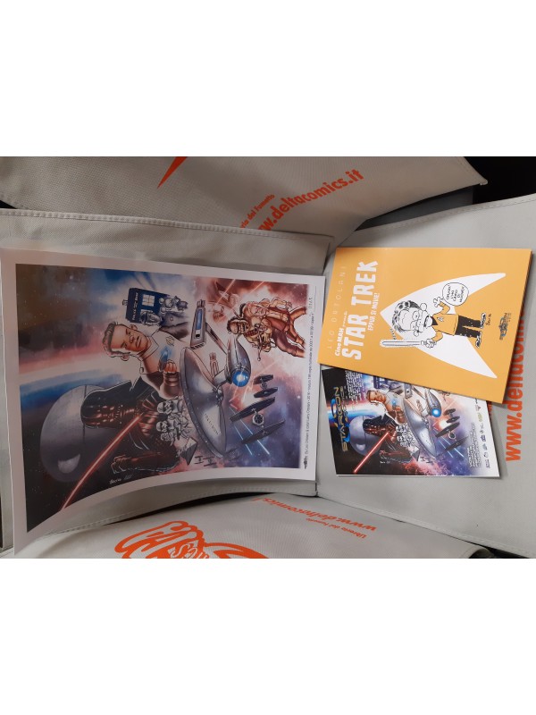 Cine Mah presenta Star Trek Eppur si Muove! con litografia numerata e depliant Starcon Comics 2016