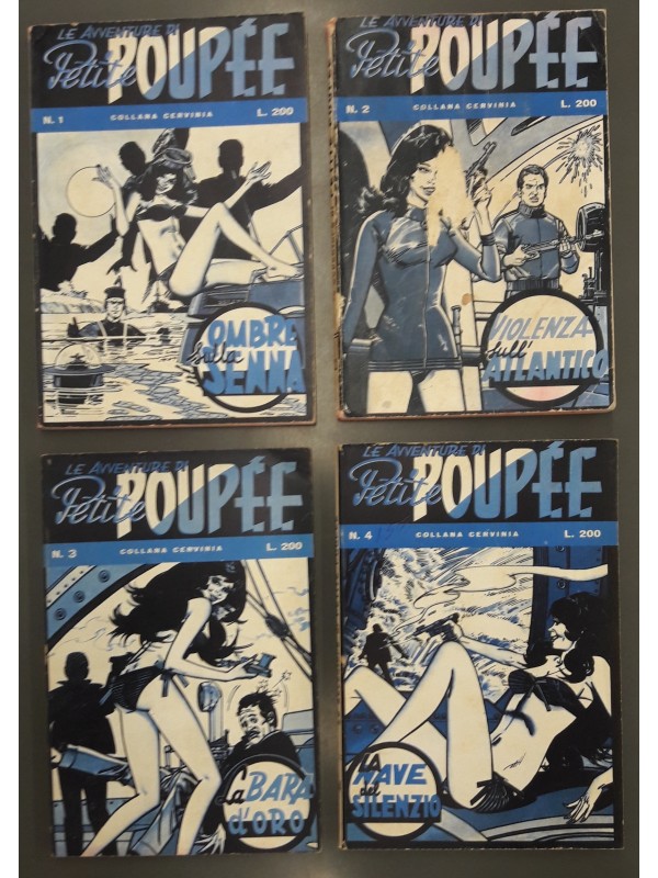 Le Avventure di Petite Poupée - Edizioni Cervinia - 1968/69 - Sequenza in blocco 1/4
