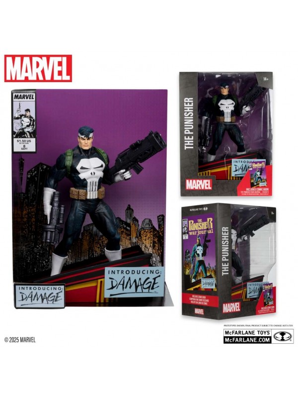The Punisher - The Punisher War Journal Issue#8 Cover Art - 1/6 Figure - McFarlane Toys