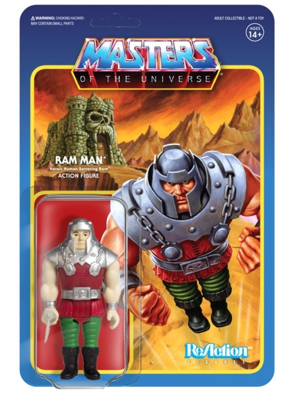 Ram Man - Masters of The Universe (MOTU) - ReAction Figures - Super 7