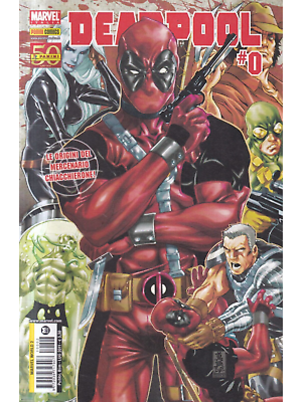 Deadpool - Prima Edizione - Sequenza in blocco 0/20 + N. 1 edizione variant con sovraccoperta in PVC
