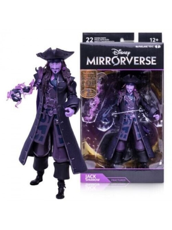 Jack Sparrow Fractured Gold Label - Disney - Mirrorverse - McFarlane Toys