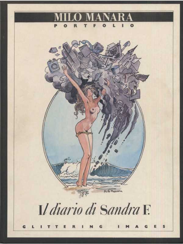 Milo Manara Portfolio - Il diario di Sandra F. - Glittering Images - 1985