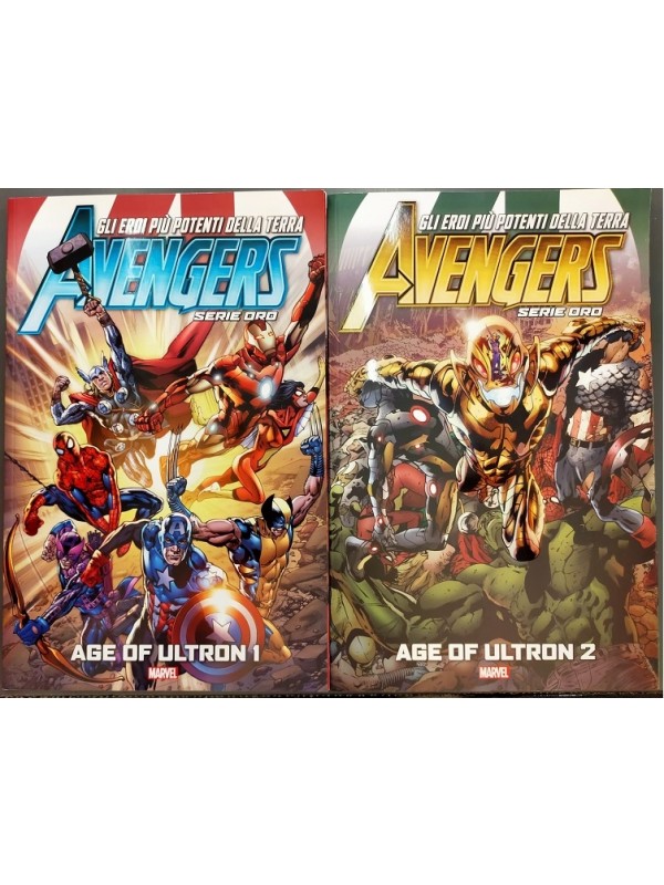 Age of Ultron - Avengers Serie Oro - Gli Eroi Più Potenti della Terra - Serie completa 1/2 - Corriere dello Sport / Panini Comics 