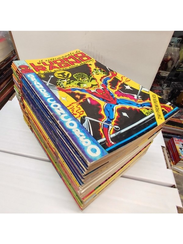 Il SETTIMANALE DE l'UOMO RAGNO e dei Super-Eroi Marvel - Editoriale Corno - Serie completa 1/43
