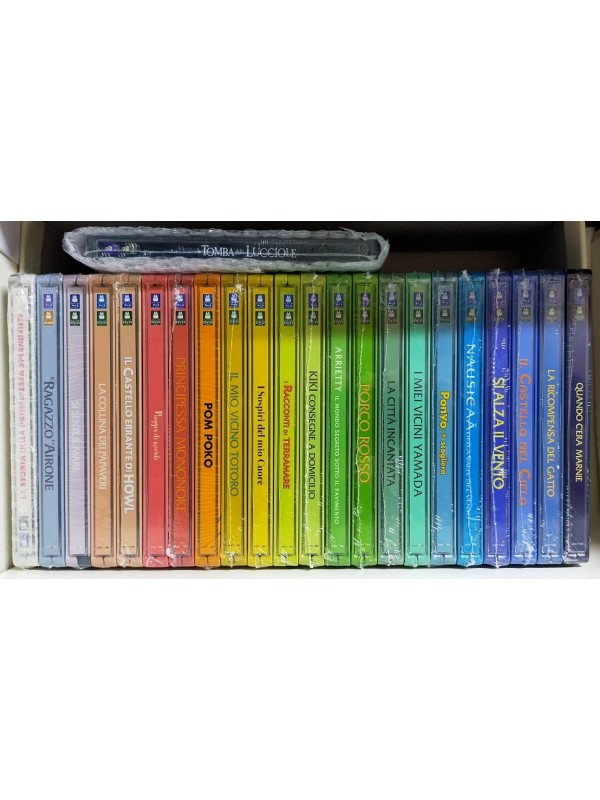 Studio Ghibli Collector's Edition - Steelbook (Blu-ray + DVD) - Serie Completa 1/23 - Lucky Red