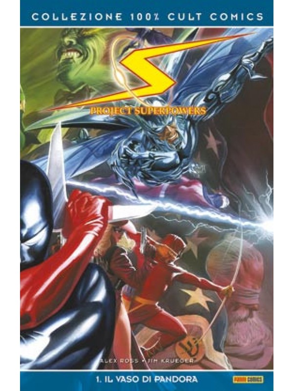 Project Superpowers - Collezione 100% Cult Comics - Panini Comics - Capitolo 1 e Capitolo 2 - Serie completa 4 volumi