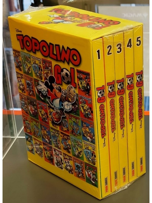 Topolino Gol - Serie completa 1/5 con cofanetto - Panini Comics / Disney