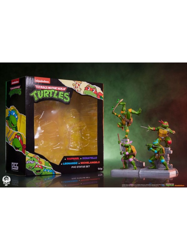 Teenage Mutant Ninja Turtles - PVC Statue Set - Nickelodeon - Premium Collectibles Studio
