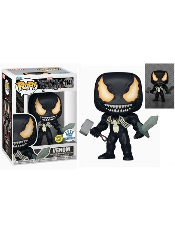 Venom - Exclusive - Glows in The Dark - MARVEL - Bobble Head - Funko Pop! 1141