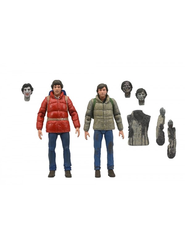 Jack and David - An American Werewolf In London (Un Lupo Americano a Londra - Set di 2 Action Figure - NECA