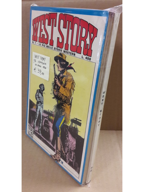 WEST STORY - Le più belle storie western - Editrice Naka - 1970 - Serie completa 1/2