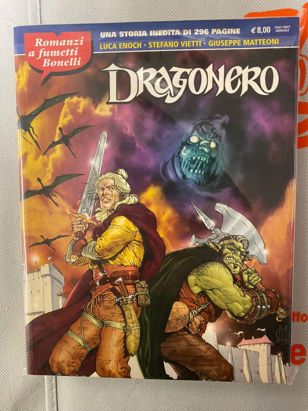 Dragonero - 296 Pagine - Romanzi a fumetti Bonelli - Sergio Bonelli Editore 