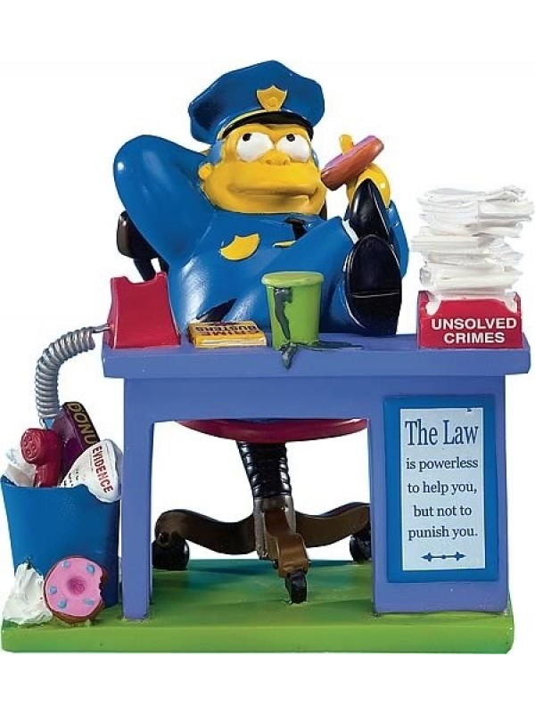 No Problemo (Commissario Winchester) - The Simpsons (2005) - Officially Authorized Figurine - 09-42023-007 - Hamilton