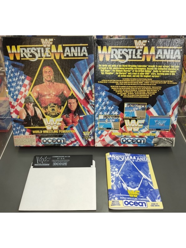 WrestleMania - Commodore 64/128 Disk - Ocean