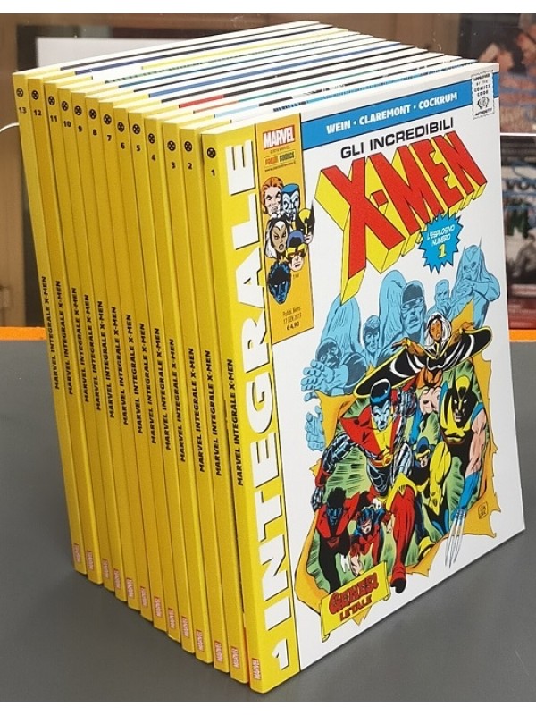 X-MEN DI CHRIS CLAREMONT - MARVEL INTEGRALE  - Panini Comics - Sequenza in blocco 1/14
