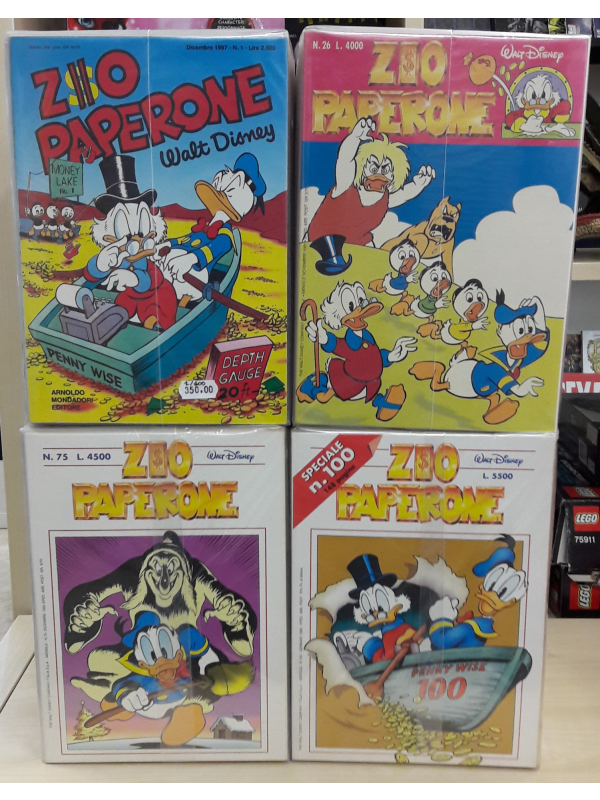 Zio Paperone - Arnoldo Mondadori Editore - Sequenza in blocco 1/100